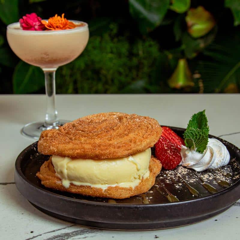 Churro Ice Cream Sandwich