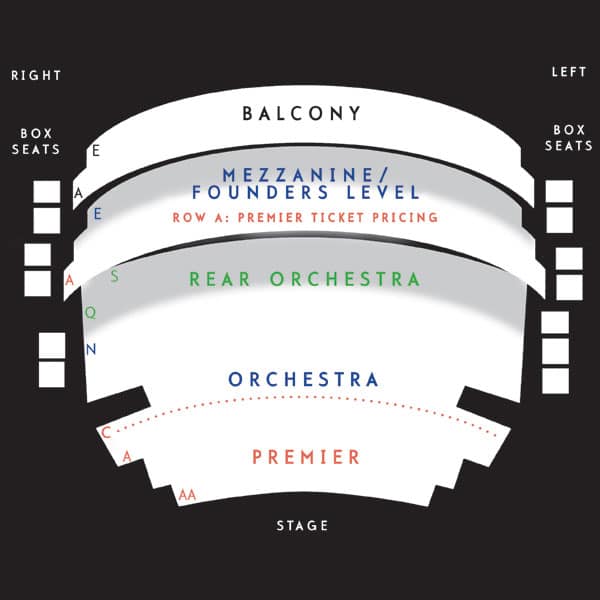 mccallum theater seating chart