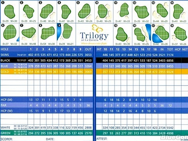 trilogy golf course scorecard