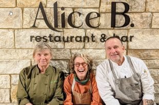 Mary Sue Milliken, Susan Feniger, and Chef Lance Velasquez