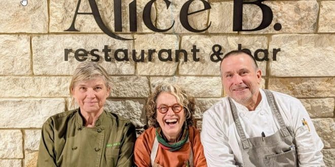 Mary Sue Milliken, Susan Feniger, and Chef Lance Velasquez