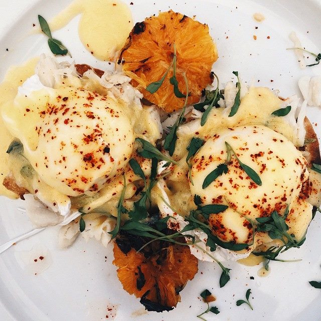 Blue Crab Eggs Benedict,