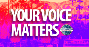 Your Voice Matters at Toastmasters! Palm Springs, CA