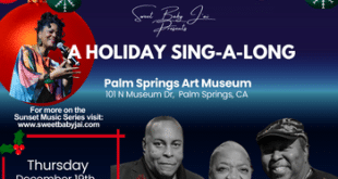 A holiday sing a long at The Palm Springs Art Museum