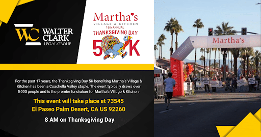 Martha’s Village & Kitchen’s 18th Annual Thanksgiving Day 5K