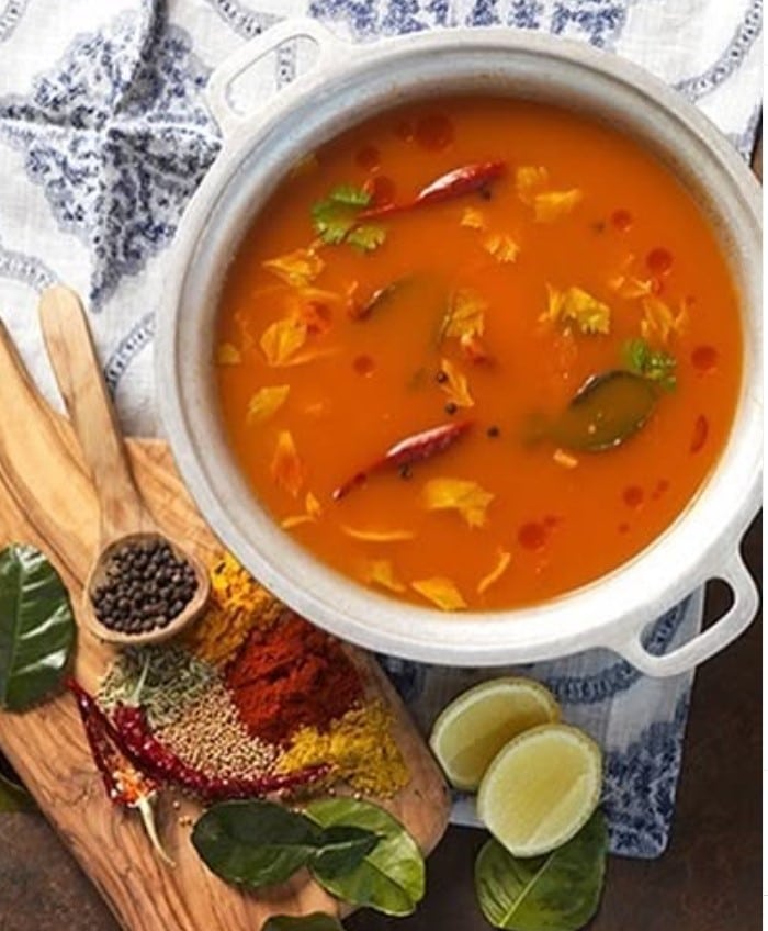 Spicy Tomato & Tamarind Indian Rasam Soup