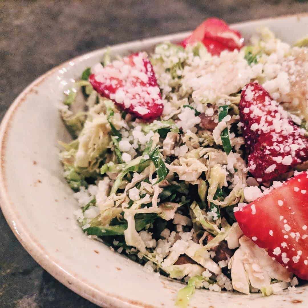 Shaved Brussels Sprouts Salad is